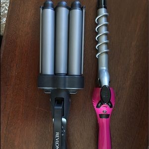 Revlon Perfect Heat 3 Waver + Spiral Curling Iron